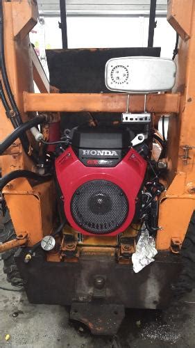 putting a honda engine in a 330 skid steer loader|Case 1816B repower with Honda GX630 .